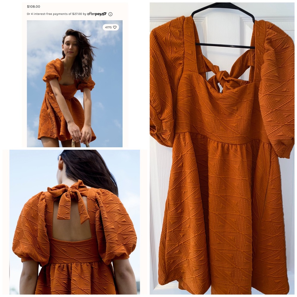 Orange Free People Dress